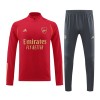 Arsenal Trænings Sweatshirt Dragt 2023-24 Rød Kvart-Zip